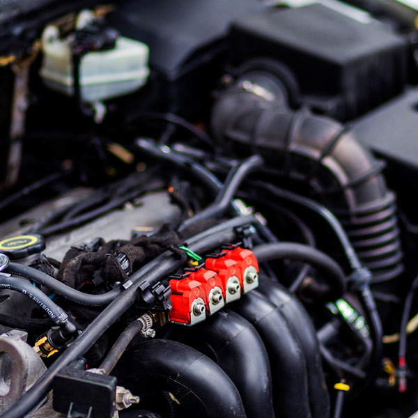 fuel injectors in engine