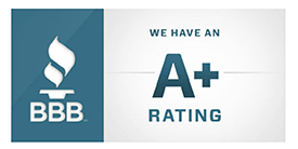 BBB A+ rating logo